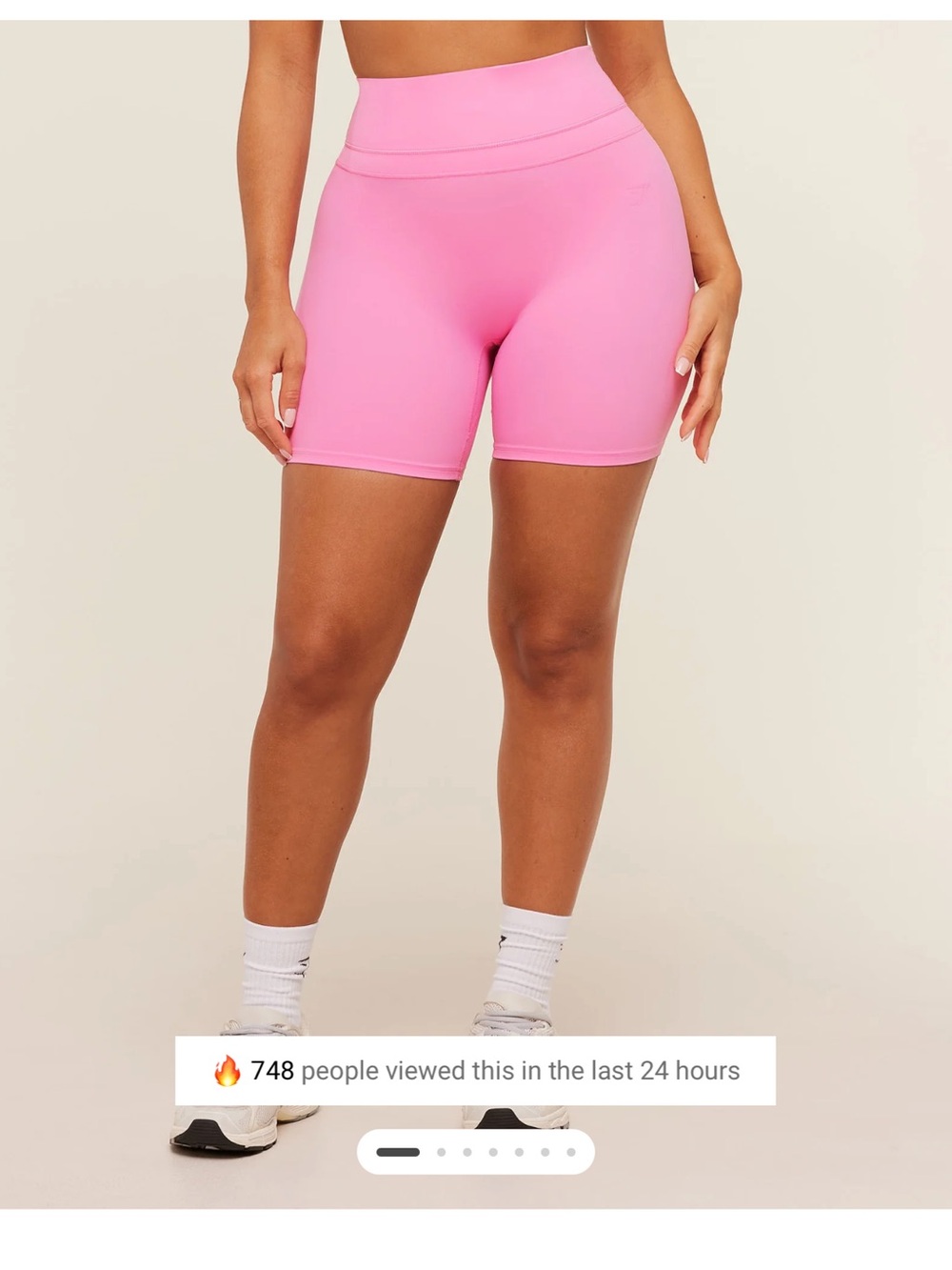 Gymshark Whitney Shorts - Focus Pink